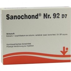 SANOCHOND Nr.92 D 7 Ampullen 5X2 ml