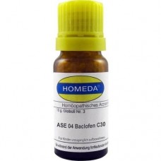 HOMEDA ASE 04 Baclofen C 30 Globuli 10 g