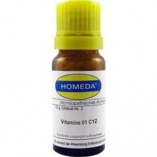 HOMEDA Vitamine 01 D 3+Calcium C 12 Globuli 10 g