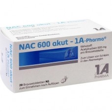 NAC 600 akut 1A Pharma Brausetabletten 20 St