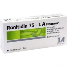 RANITIDIN 75 1A Pharma Filmtabletten 10 St