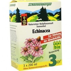 ECHINACEA SAFT Schoenenberger Heilpflanzensäfte 3X200 ml