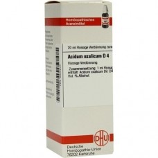 ACIDUM OXALICUM D 4 Dilution 20 ml