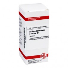 ACIDUM BENZOICUM E Resina D 4 Tabletten 80 St