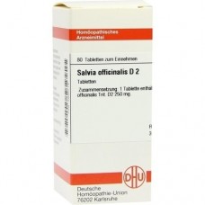 SALVIA OFFICINALIS D 2 Tabletten 80 St