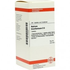 NATRIUM BICARBONICUM D 6 Tabletten 200 St