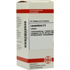 LYCOPODIUM C 6 Tabletten 80 St
