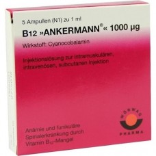 B12 ANKERMANN 1.000 μg Ampullen 5X1 ml