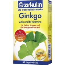 ZIRKULIN Ginkgo Kupfer und B-Vitamine Tabletten 60 St