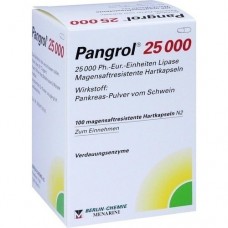 PANGROL 25.000 Hartkps.m.magensaftr.überz.Pell. 100 St