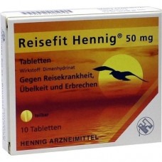 REISEFIT Hennig 50 mg Tabletten 10 St