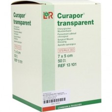 CURAPOR Wundverband steril transparent 5x7 cm 50 St