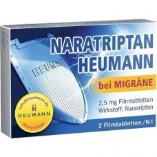 NARATRIPTAN Heumann bei Migräne 2,5 mg Filmtabl. 2 St