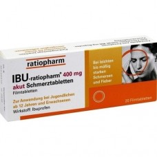 IBU RATIOPHARM 400 mg akut Schmerztbl.Filmtabl. 20 St