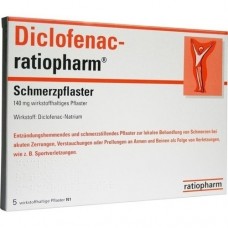 DICLOFENAC ratiopharm Schmerzpflaster 5 St