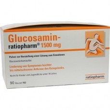 GLUCOSAMIN ratiopharm 1500 mg Plv.z.H.e.L.z.Einn. 90 St