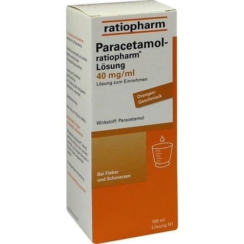 PARACETAMOL ratiopharm Saft 100 ml.