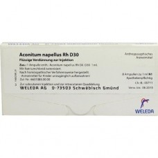 ACONITUM NAPELLUS Rh D 30 Ampullen 8X1 ml