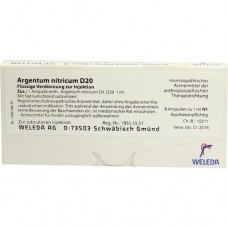 ARGENTUM NITRICUM D 20 Ampullen 8X1 ml