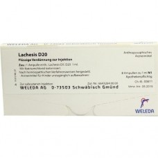 LACHESIS D 20 Ampullen 8X1 ml