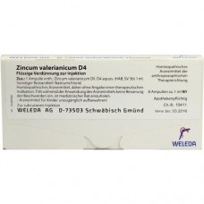 ZINCUM VALERIANICUM D 4 Ampullen 8X1 ml