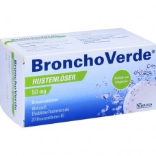BRONCHOVERDE Hustenlöser 50 mg Brausetabletten 20 St