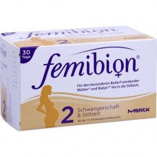 FEMIBION Schwangerschaft 2 D3+DHA+400 μg Folat 2X30 St
