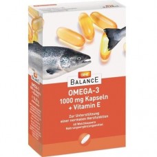 GEHE BALANCE Omega-3 1.000 mg Kapseln+Vitamin E 60 St