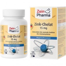 ZINK CHELAT 15 mg in magensaftresist.veg.Kaps. 120 St