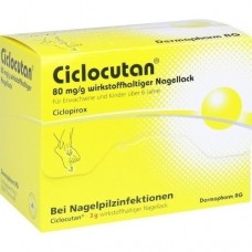 CICLOCUTAN 80 mg/g wirkstoffhaltiger Nagellack 3 g