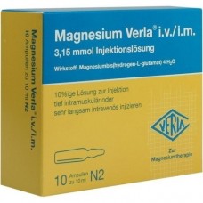 MAGNESIUM VERLA i.v./i.m. Injektionslösung 10X10 ml