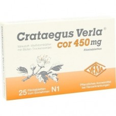 CRATAEGUS VERLA Cor 450 mg Filmtabletten 25 St