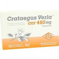 CRATAEGUS VERLA Cor 450 mg Filmtabletten 50 St