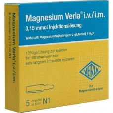 MAGNESIUM VERLA i.v./i.m. Injektionslösung 5X10 ml
