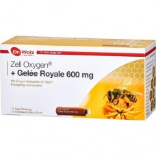 ZELL OXYGEN+Gelee Royale 600 mg Trinkampullen 14X20 ml