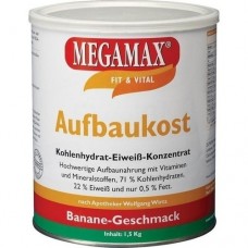 MEGAMAX Aufbaukost Banane Pulver 1.5 kg