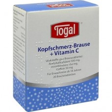 TOGAL Kopfschmerz-Brause + Vit. C Brausetabletten 20 St