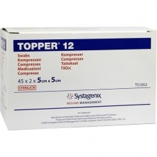 TOPPER 12 Kompr.5x5 cm steril 45X2 St