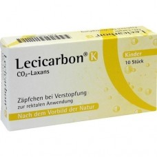 LECICARBON K CO2 Laxans Kindersuppositorien 10 St