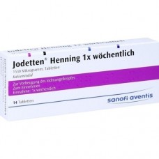JODETTEN Henning 1x wöchentlich Tabletten 14 St