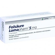 FOLSÄURE LOMAPHARM 5 mg Tabletten 50 St