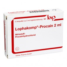 LOPHAKOMP Procain 2 ml Injektionslösung 5X2 ml