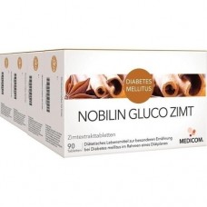 NOBILIN Gluco Zimt Tabletten 4X90 St