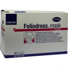 FOLIODRESS mask Comfort senso grün OP-Masken 50 St