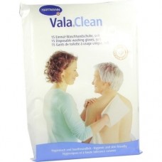 VALACLEAN soft Einmal Waschhandschuhe 15 St