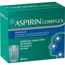 ASPIRIN COMPLEX Btl.m.Gran.z.Herst.e.Susp.z.Einn. 20 St