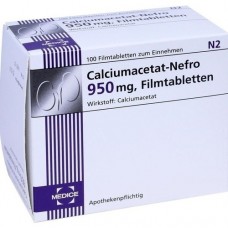 CALCIUMACETAT NEFRO 950 mg Filmtabletten 100 St